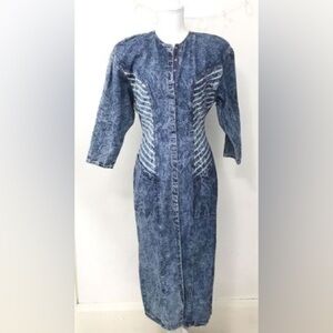 Like New Vintage Plati Denim Dress